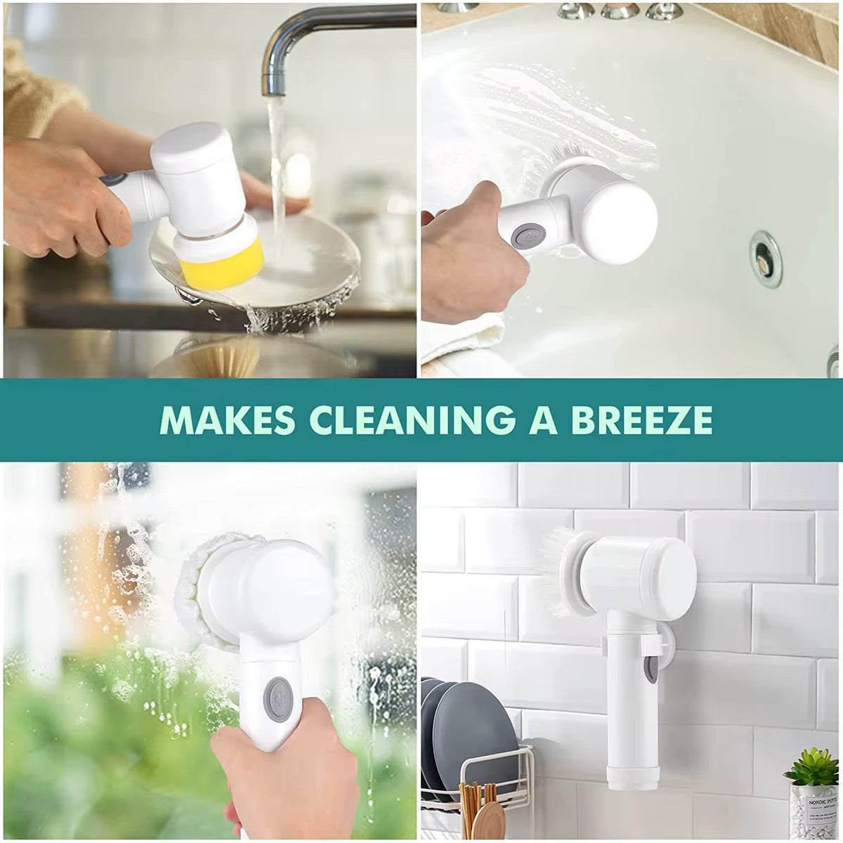 Portable Electric Cleaning Brush