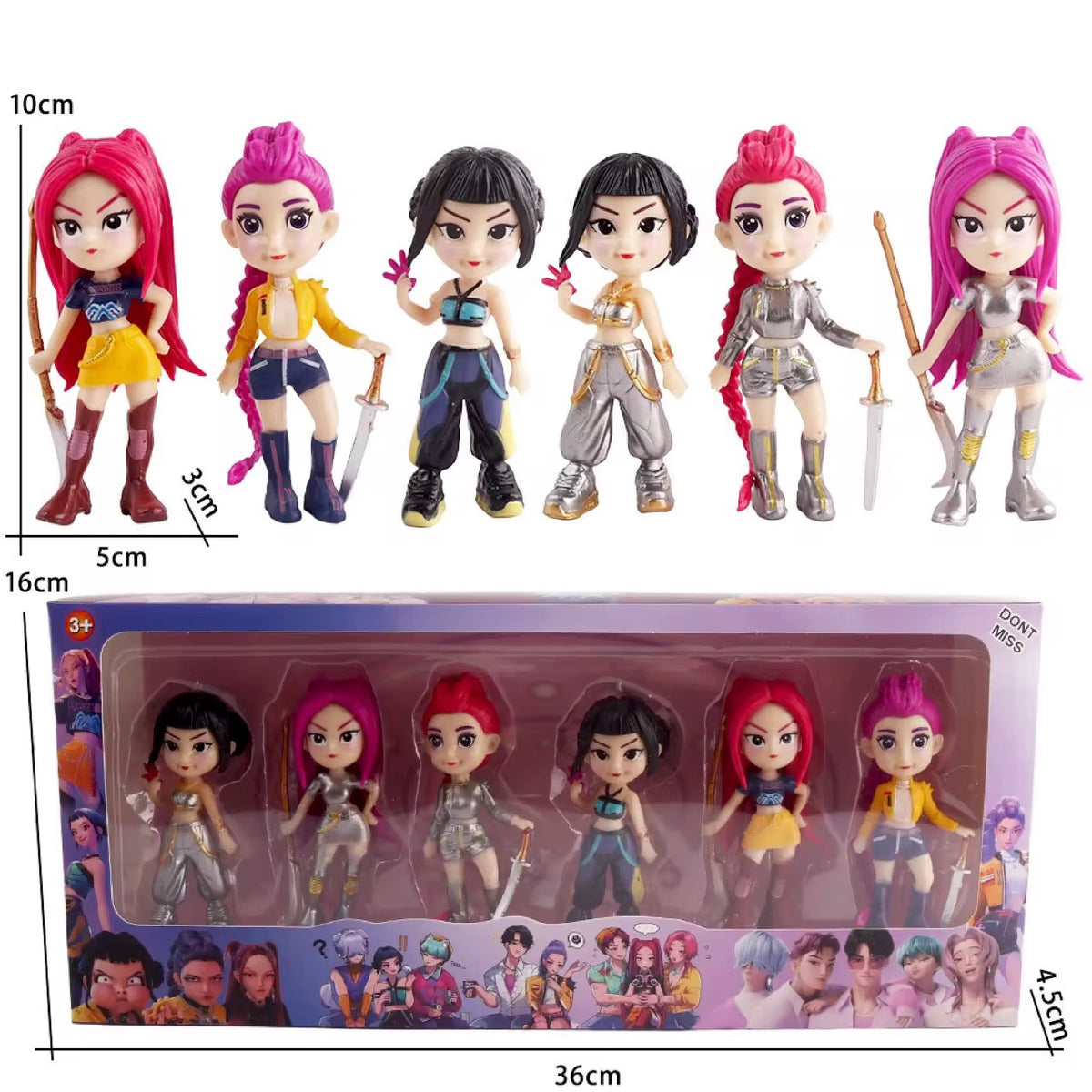 K-POP DEMON HUNTERS The Legendary Set (10cm/6pcs)